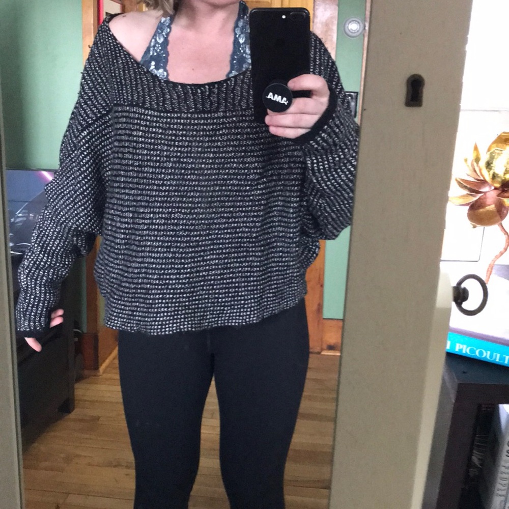 Velvet sweater